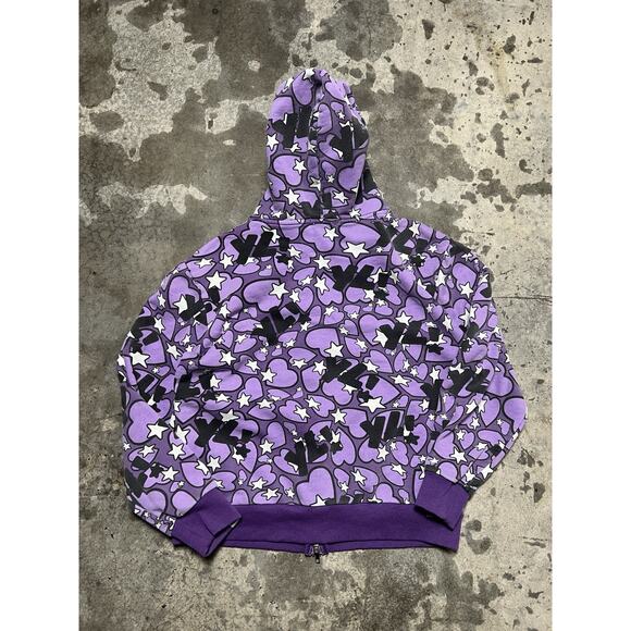 YLSK hoodie Full Zip. Size‎ Medium.(Purple) - Picture 2 of 7